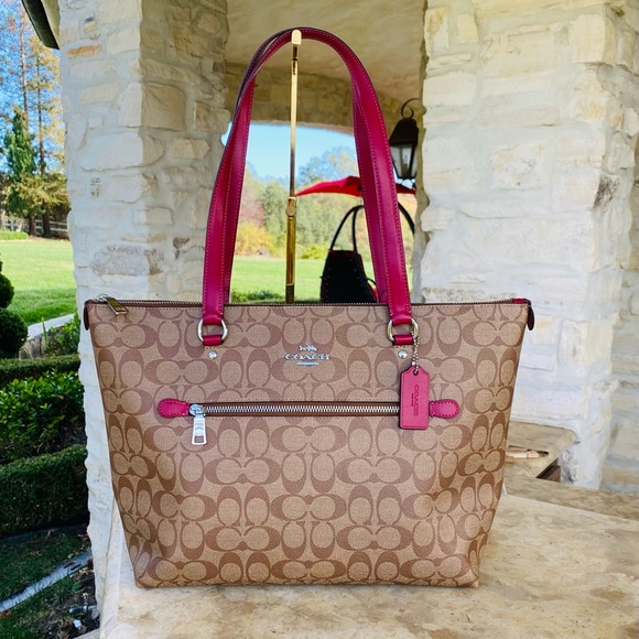 Coach Signature Gallery handbag tote - Picture 1 of 10